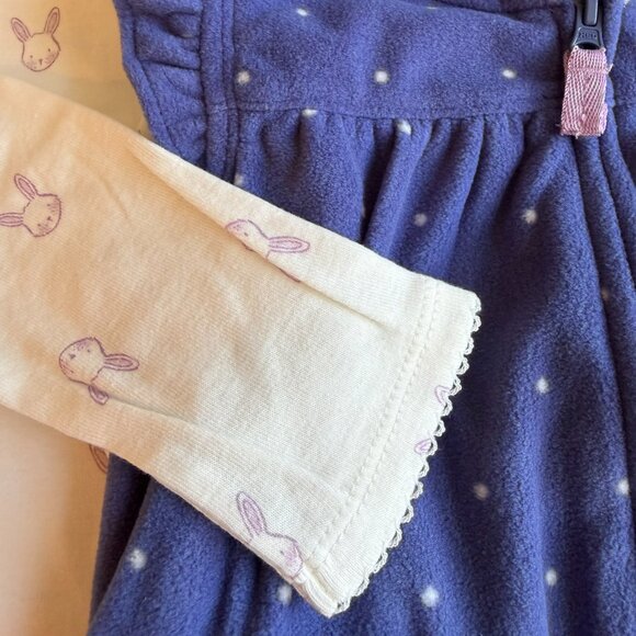 NWT Baby 3-Piece Bunny Fleece Little Vest Set - Picture 9 of 12